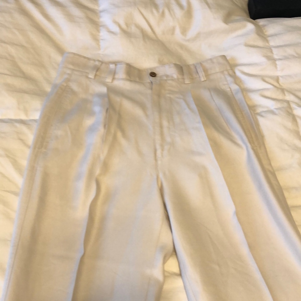 Joseph & Feiss Mens Silk Island Resort pleaded dress pants
